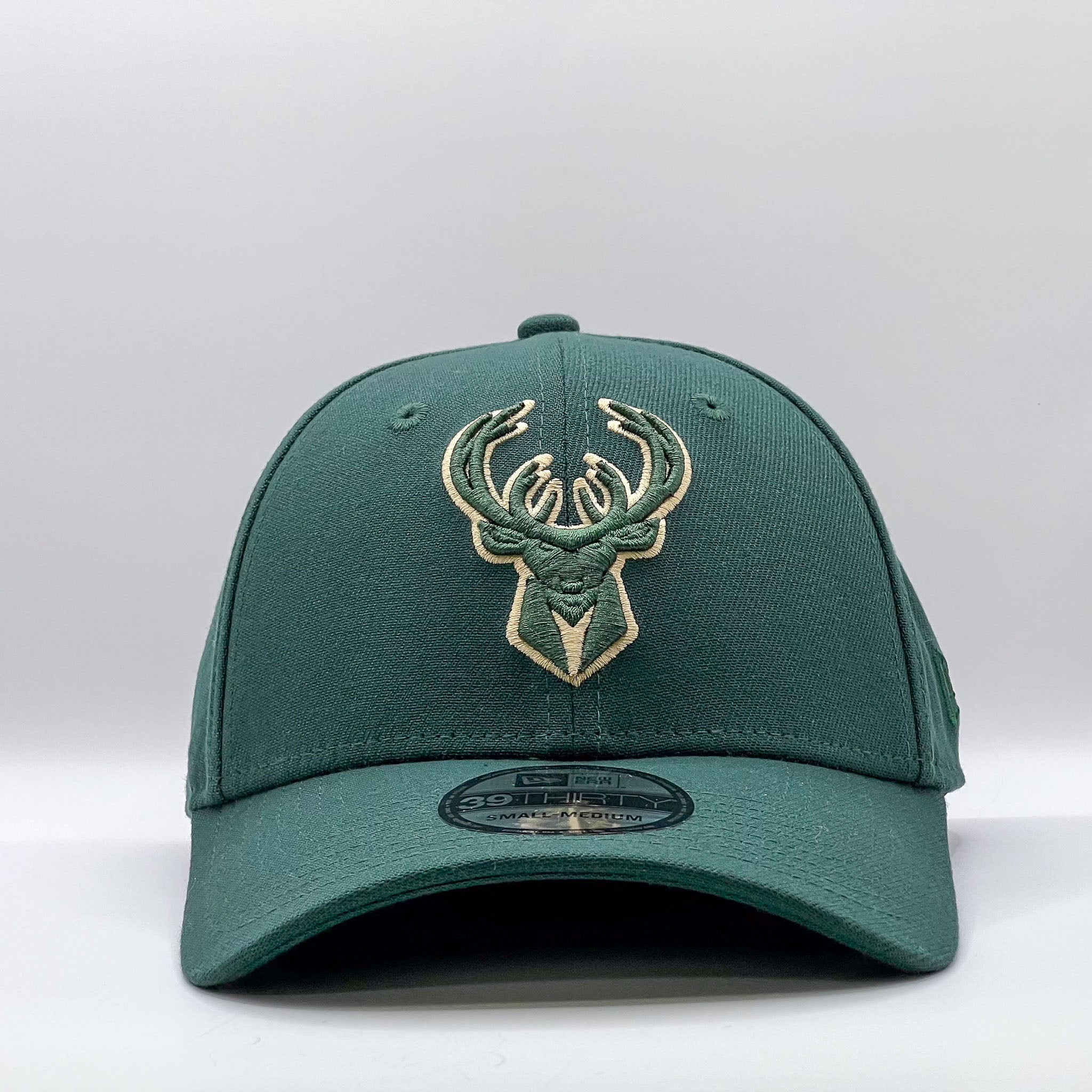 New Era 39Thirty NBA Outline Milwaukee Bucks Dark Green