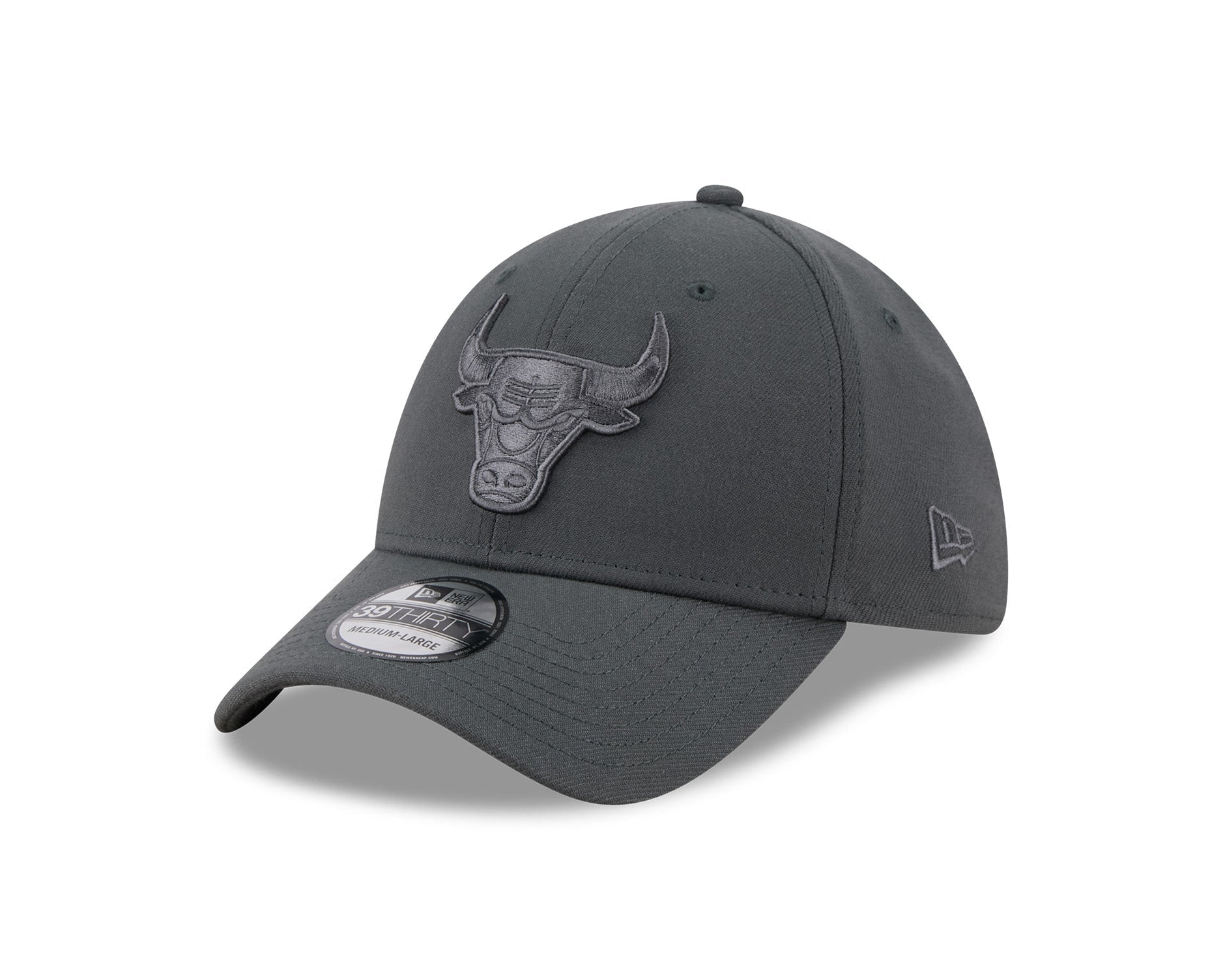 New Era 39Thirty NBA Steel Tonal Chicago Bulls