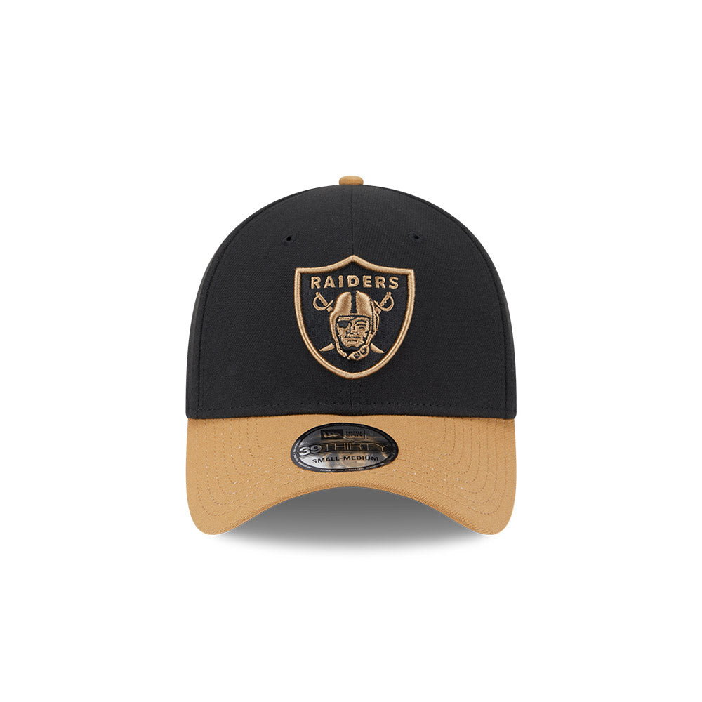 New Era 39Thirty NFL Black Wheat Las Vegas Raiders