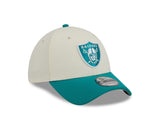 New Era 39Thirty NFL Chrome Teal Las Vegas Raiders