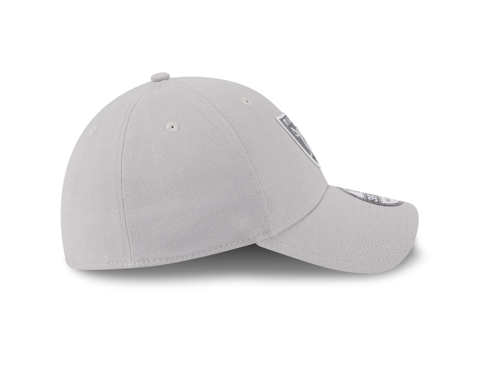 New Era 39Thirty NFL Grey Metallic Las Vegas Raiders