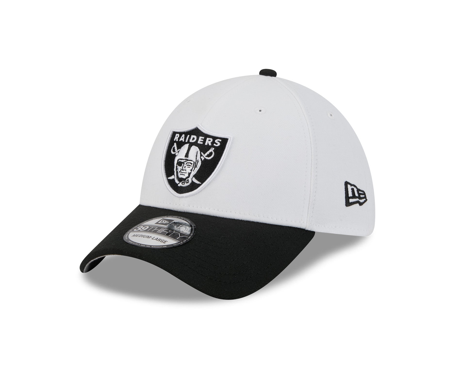 New Era 39Thirty NFL Modern Essentials Last Vegas Raiders White/OTC