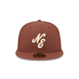 New Era 59Fifty 70th Anniversary Script Brown