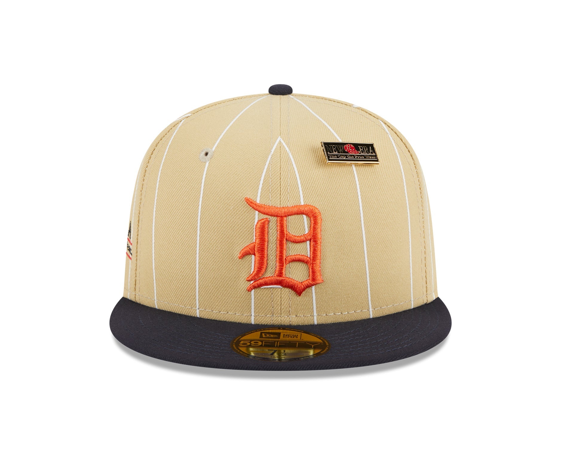 New Era 59Fifty MLB 5950Day Detroit Tigers Vintage Gold/Navy