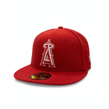 New Era 59Fifty MLB Anaheim Angels Scarlet/White