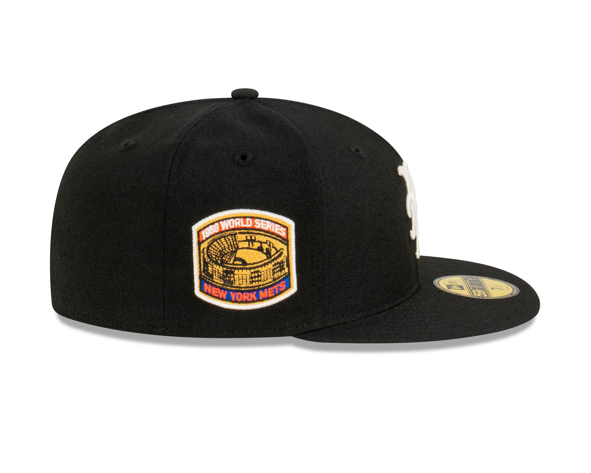 New Era 59Fifty MLB Archive New York Mets Cooperstown WS Black/Ivory