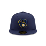 New Era 59Fifty MLB Authentic Collection Milwaukee Brewers Home