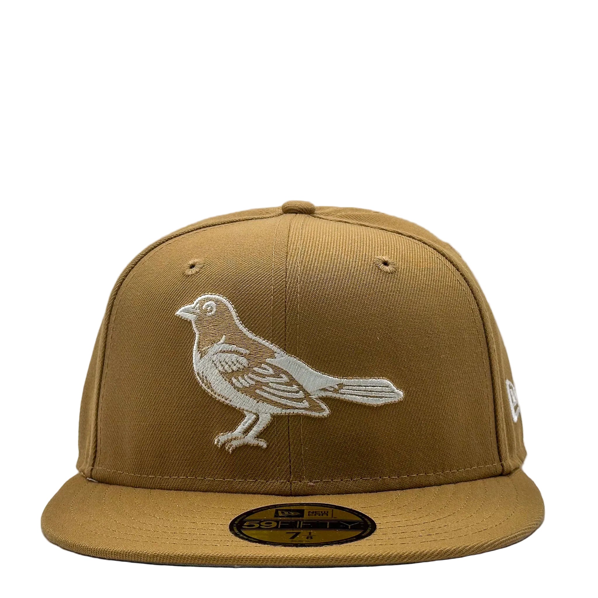 New Era 59Fifty MLB Baltimore Orioles Cooperstown Wheat/White