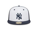 New Era 59Fifty MLB Blockout New York Yankees Navy/White