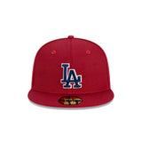 New Era 59Fifty MLB Bordeaux Blue Los Angeles Dodgers