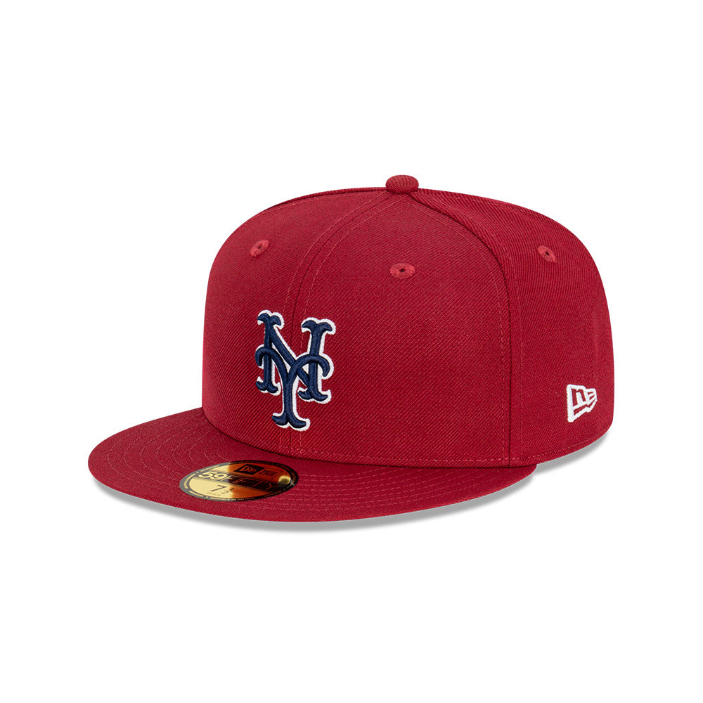 New Era 59Fifty MLB Bordeaux Blue New York Mets