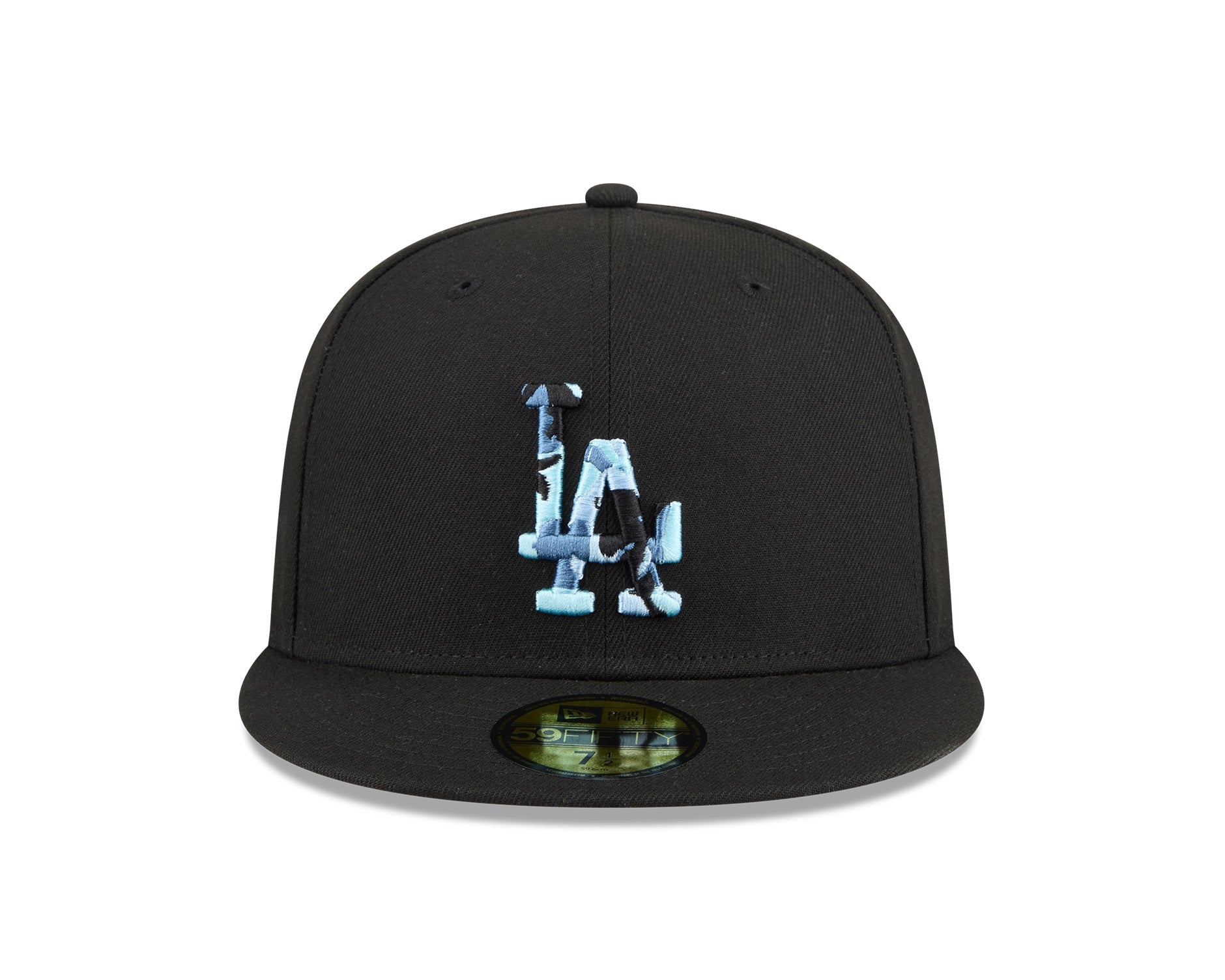 New Era 59Fifty MLB Camo Infill Los Angeles Dodgers Black/Sky