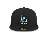 New Era 59Fifty MLB Camo Infill Los Angeles Dodgers Black/Sky