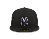 New Era 59Fifty MLB Camo Infill New York Yankees Black/Purple