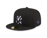 New Era 59Fifty MLB Camo Infill New York Yankees Black/Purple