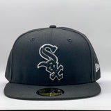 New Era 59Fifty MLB Chicago White Sox Black White Outline