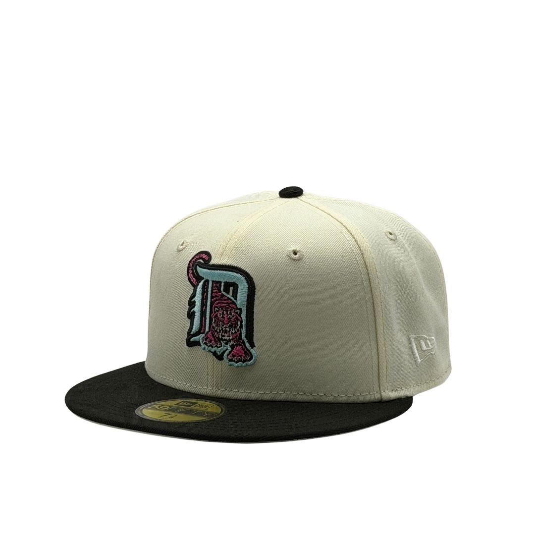 New Era 59Fifty MLB Chrome N Pink Pop Detroit Tigers Chrome White/Black