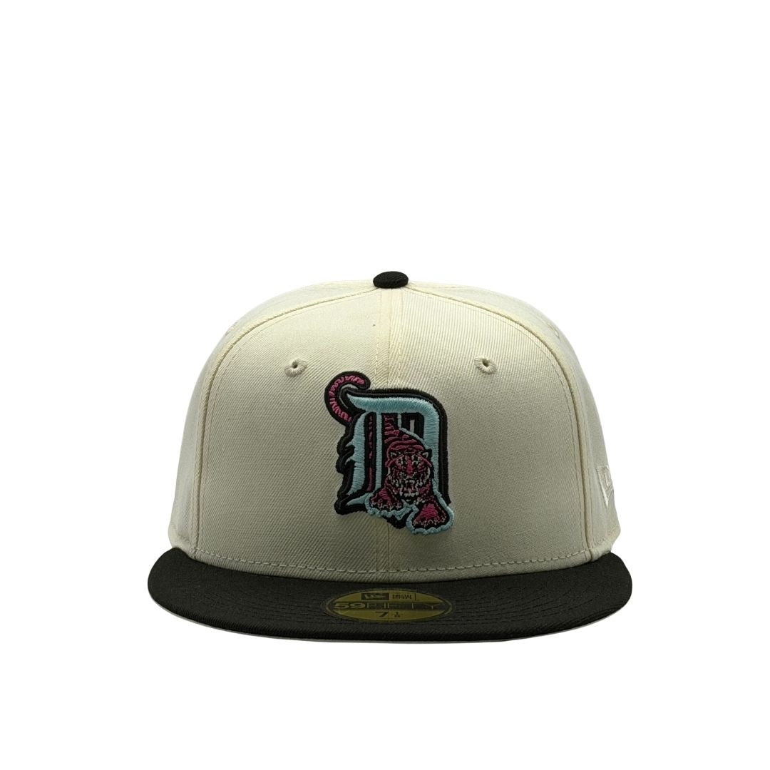 New Era 59Fifty MLB Chrome N Pink Pop Detroit Tigers Chrome White/Black