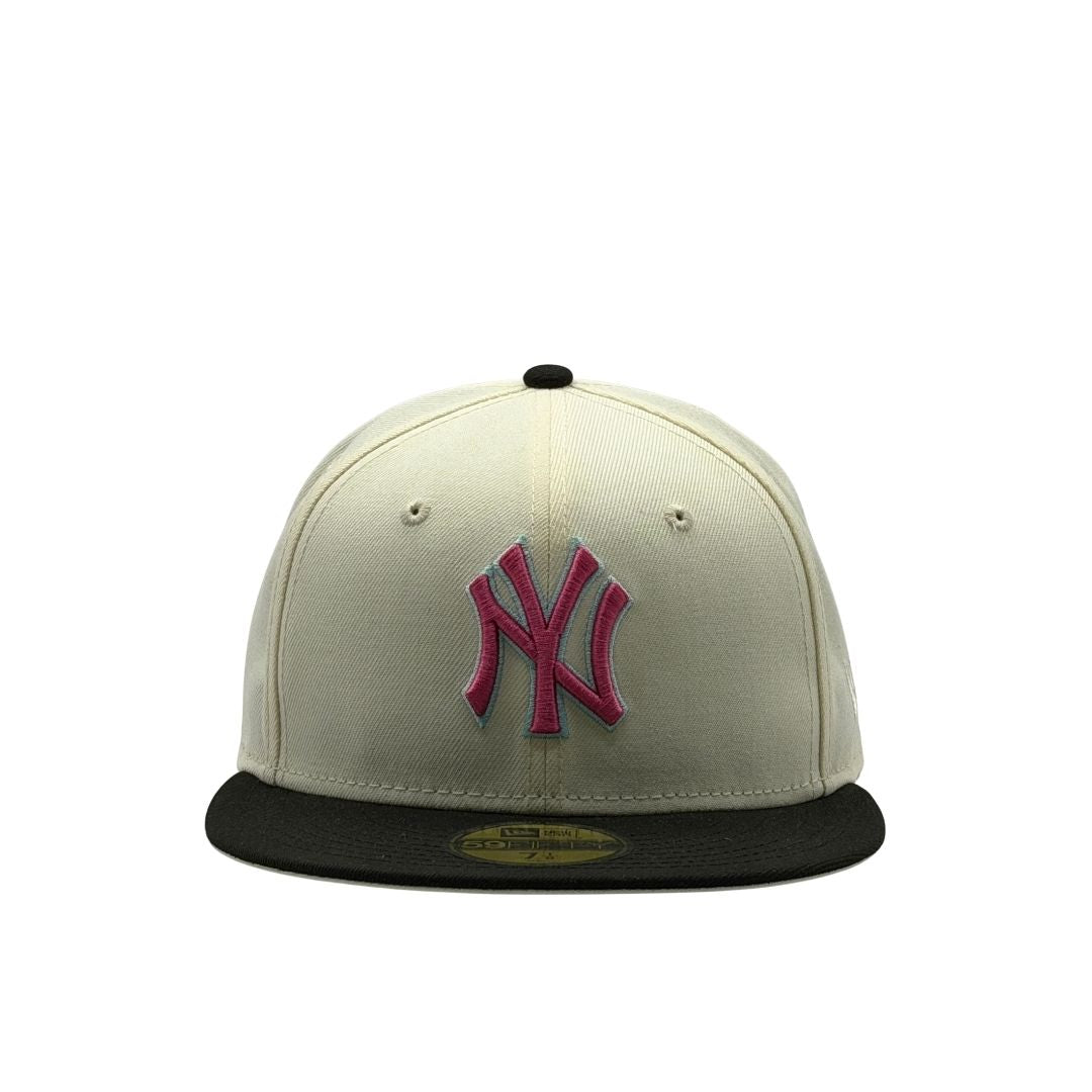 New Era 59Fifty MLB Chrome N Pink Pop New York Yankees Chrome White/Black