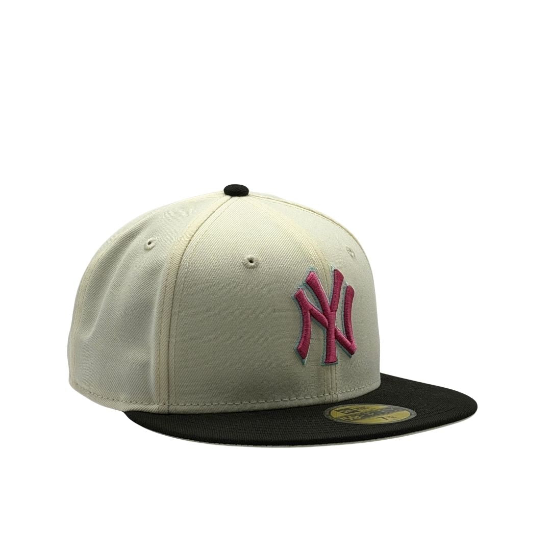New Era 59Fifty MLB Chrome N Pink Pop New York Yankees Chrome White/Black