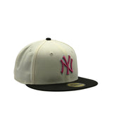 New Era 59Fifty MLB Chrome N Pink Pop New York Yankees Chrome White/Black
