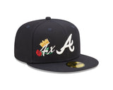 New Era 59Fifty MLB Crown Champs Atlanta Braves OTC