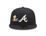 New Era 59Fifty MLB Crown Champs Atlanta Braves OTC