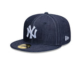 New Era 59Fifty MLB Denim Contrast New York Yankees Navy