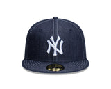 New Era 59Fifty MLB Denim Contrast New York Yankees Navy