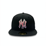 New Era 59Fifty MLB Gradient Stitch New York Yankees Black/Pink