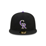 New Era 59Fifty MLB Grey Underviser Colorado Rockies Black
