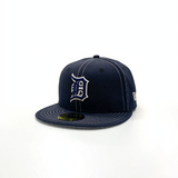 New Era 59Fifty MLB Ivory Contrast Detroit Tigers Navy