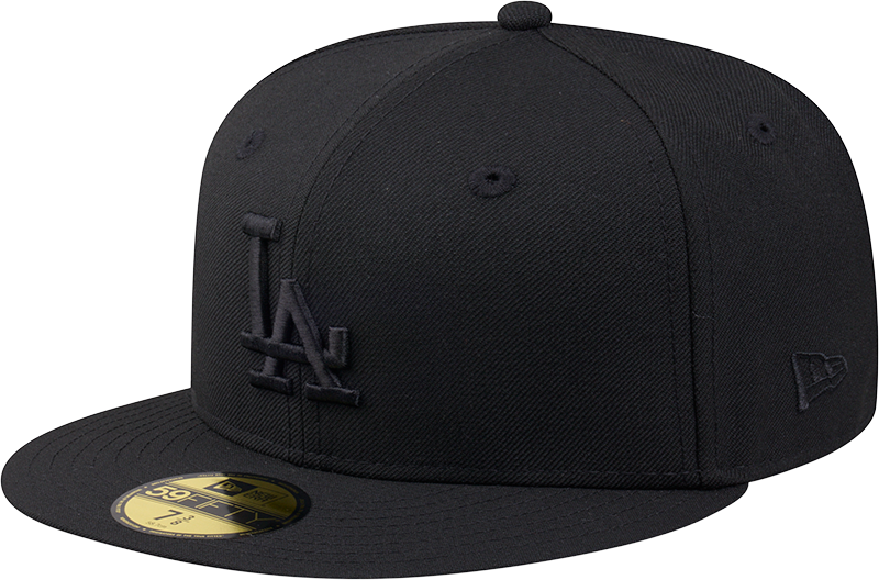 New Era 59Fifty MLB Los Angeles Dodgers Black on Black