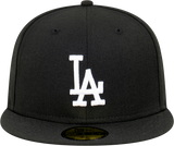 New Era 59Fifty MLB Los Angeles Dodgers Black White Grey Undervisor