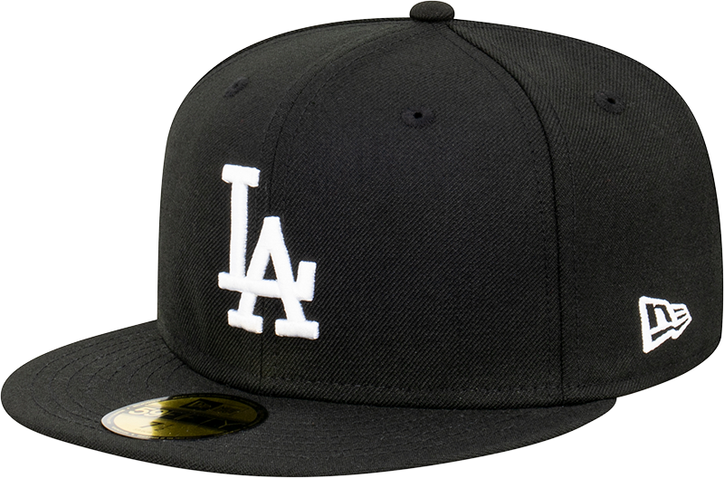New Era 59Fifty MLB Los Angeles Dodgers Black White Grey Undervisor