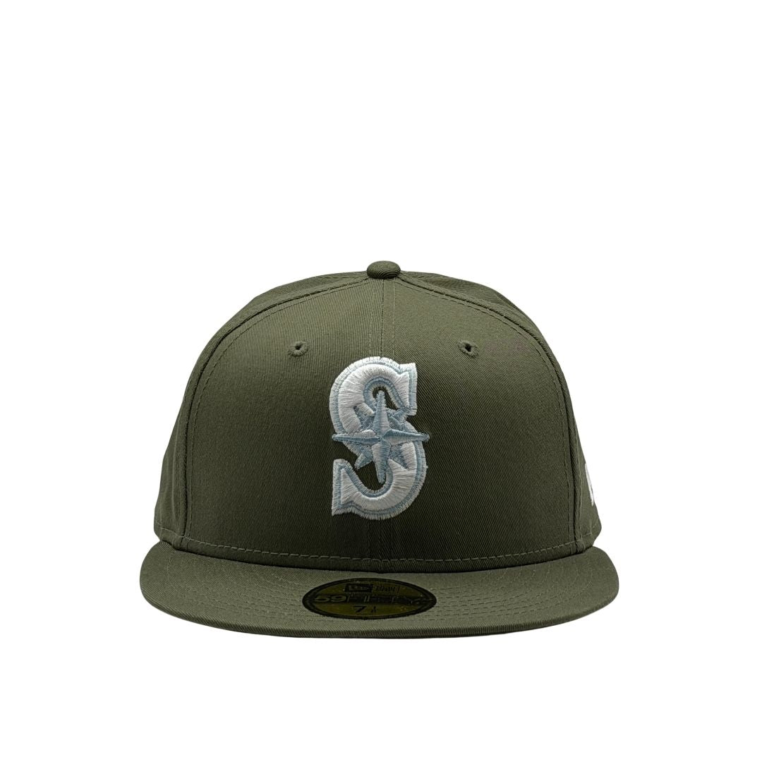 New Era 59Fifty MLB Olive Season Seattle Mariners New Olive