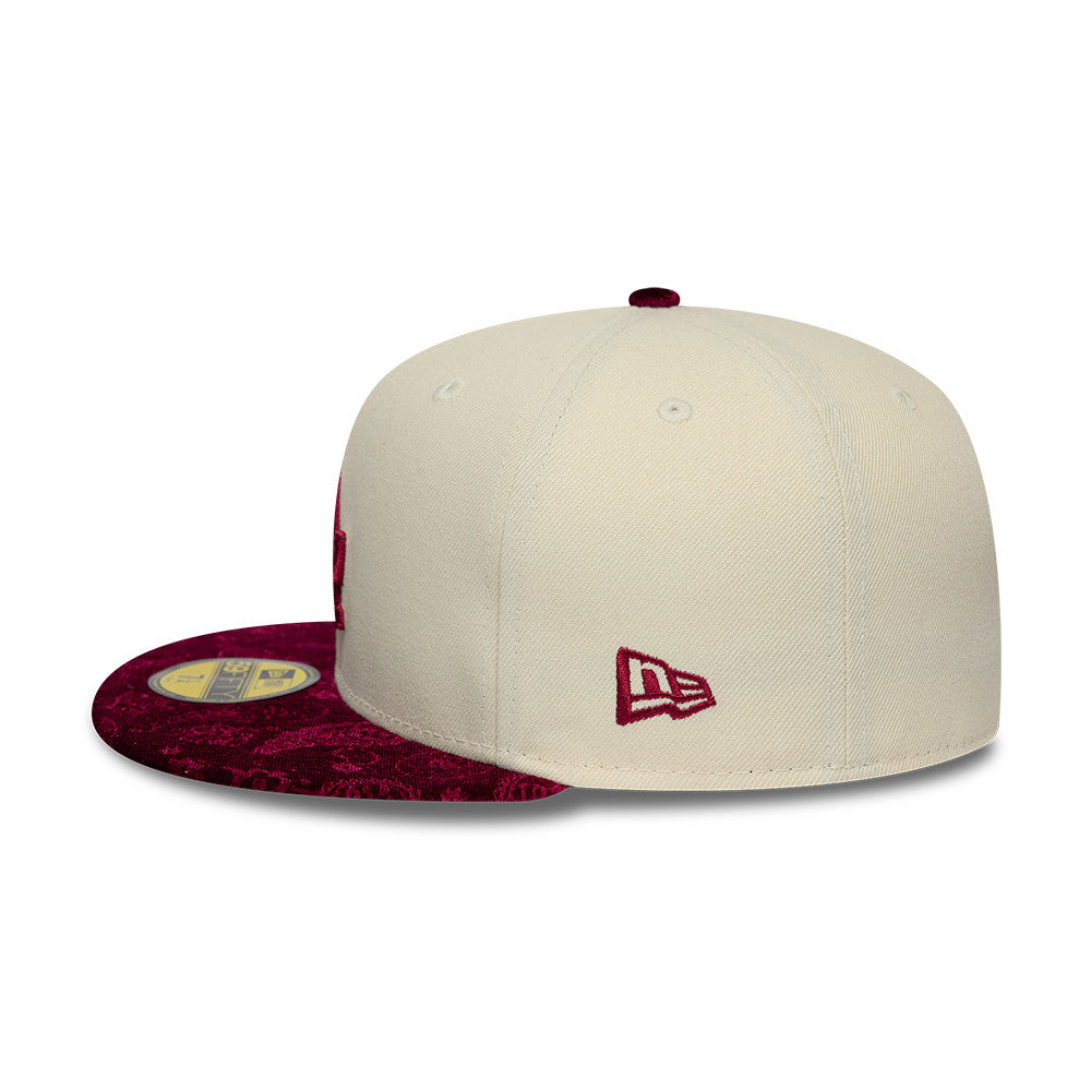 New Era 59Fifty MLB Paisley Visor 2Tone Los Angeles Dodgers