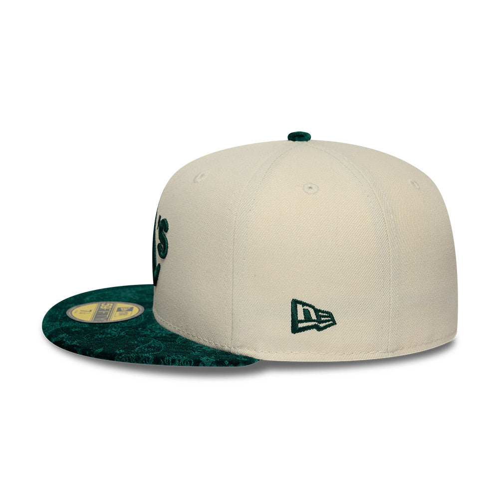 New Era 59Fifty MLB Paisley Visor 2Tone Oakland Athletics