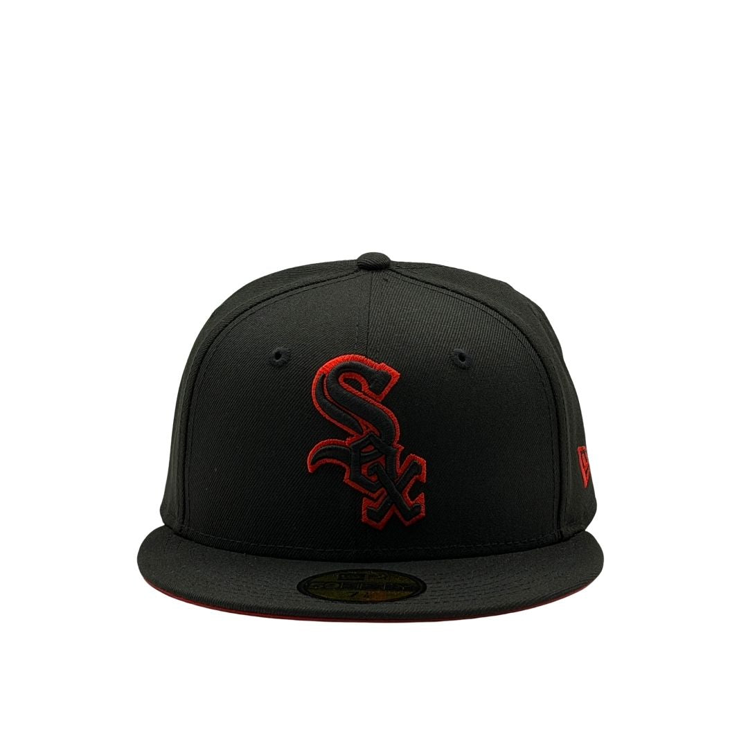 New Era 59Fifty MLB Scar Outline Chicago White Sox Black