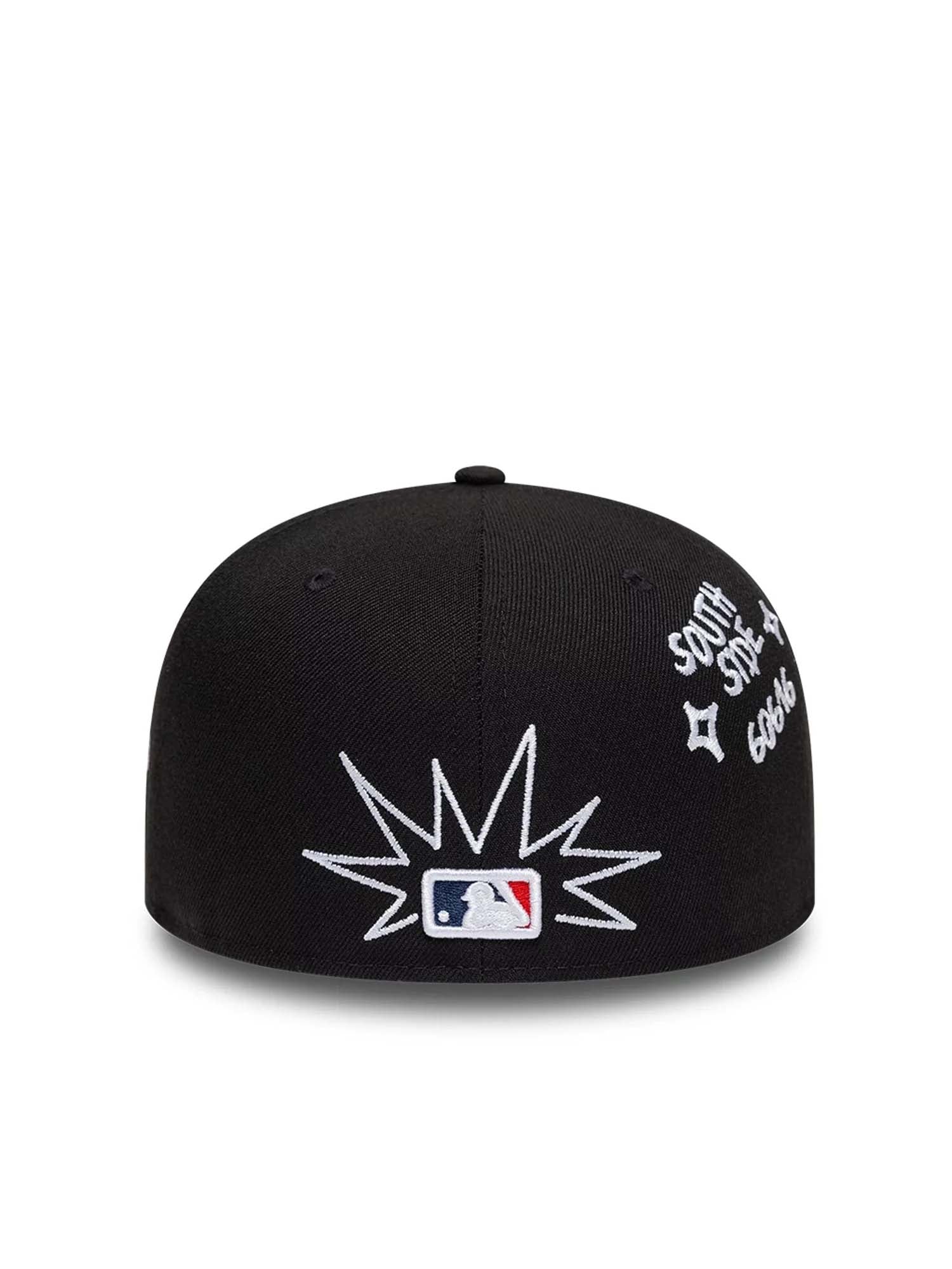 New Era 59Fifty MLB Scribble Chicago White Sox Black
