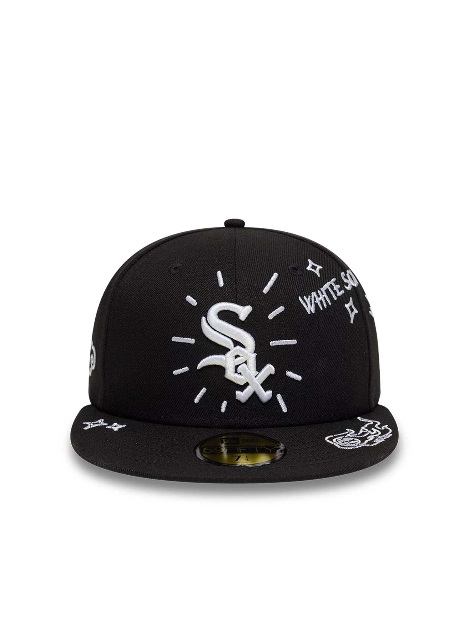 New Era 59Fifty MLB Scribble Chicago White Sox Black
