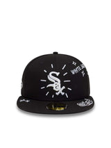 New Era 59Fifty MLB Scribble Chicago White Sox Black