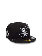 New Era 59Fifty MLB Scribble Chicago White Sox Black