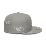 New Era 59Fifty MLB Scribble New York Yankees Grey