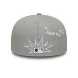New Era 59Fifty MLB Scribble New York Yankees Grey