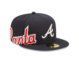 New Era 59Fifty MLB Side Split Atlanta Braves OTC