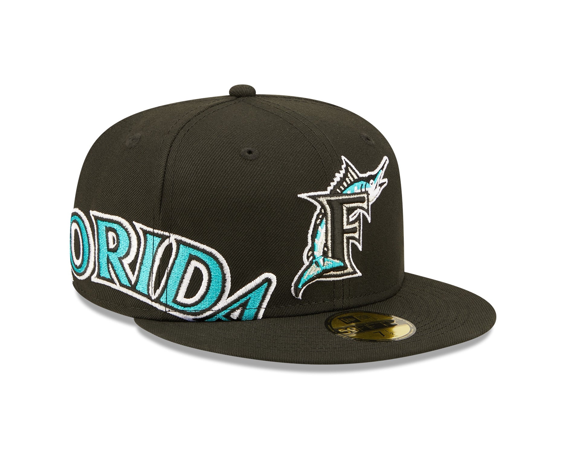 New Era 59Fifty MLB Side Split Florida Marlins Cooperstown