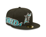 New Era 59Fifty MLB Side Split Florida Marlins Cooperstown