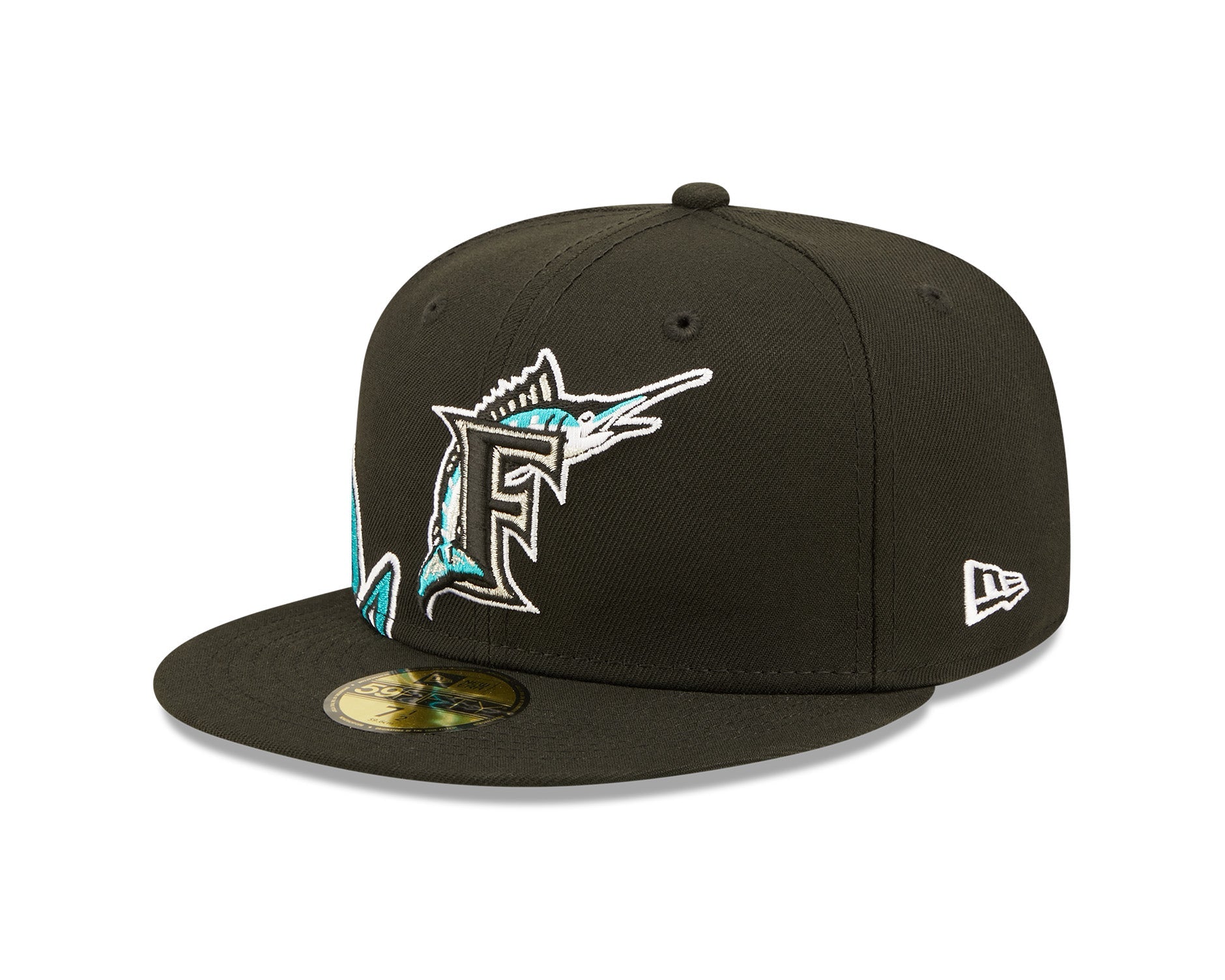New Era 59Fifty MLB Side Split Florida Marlins Cooperstown