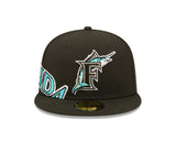 New Era 59Fifty MLB Side Split Florida Marlins Cooperstown